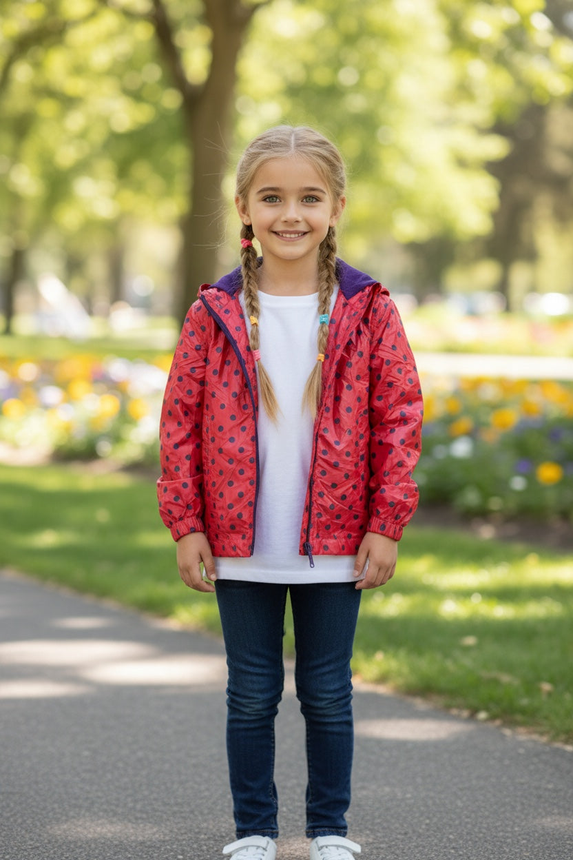 Impermeable Rojo talla 4a 6 años