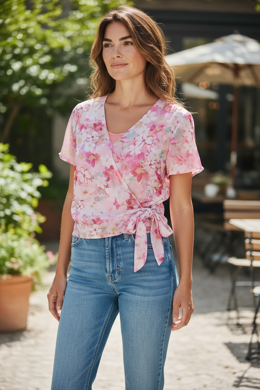 Blusa  marca ORSAY talla S, 97% viscosa. $15.990