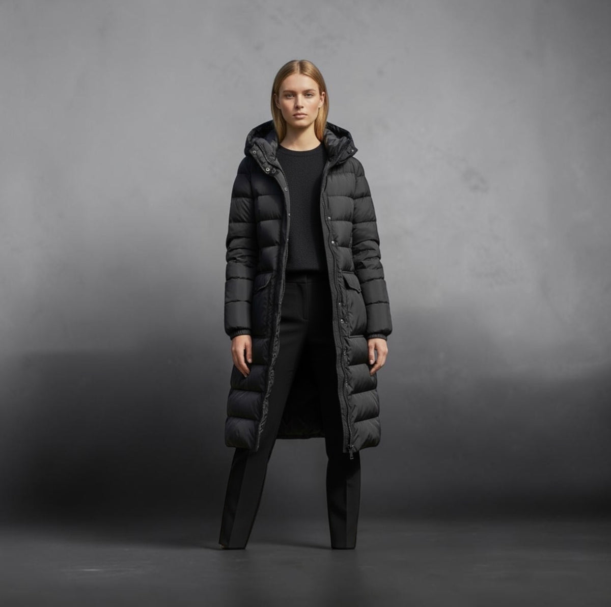 Abrigo de pluma Moncler talla S