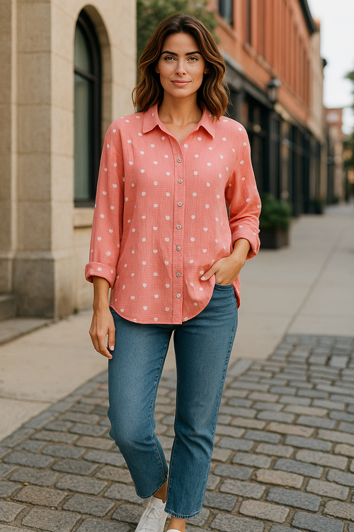 Blusa Corazones