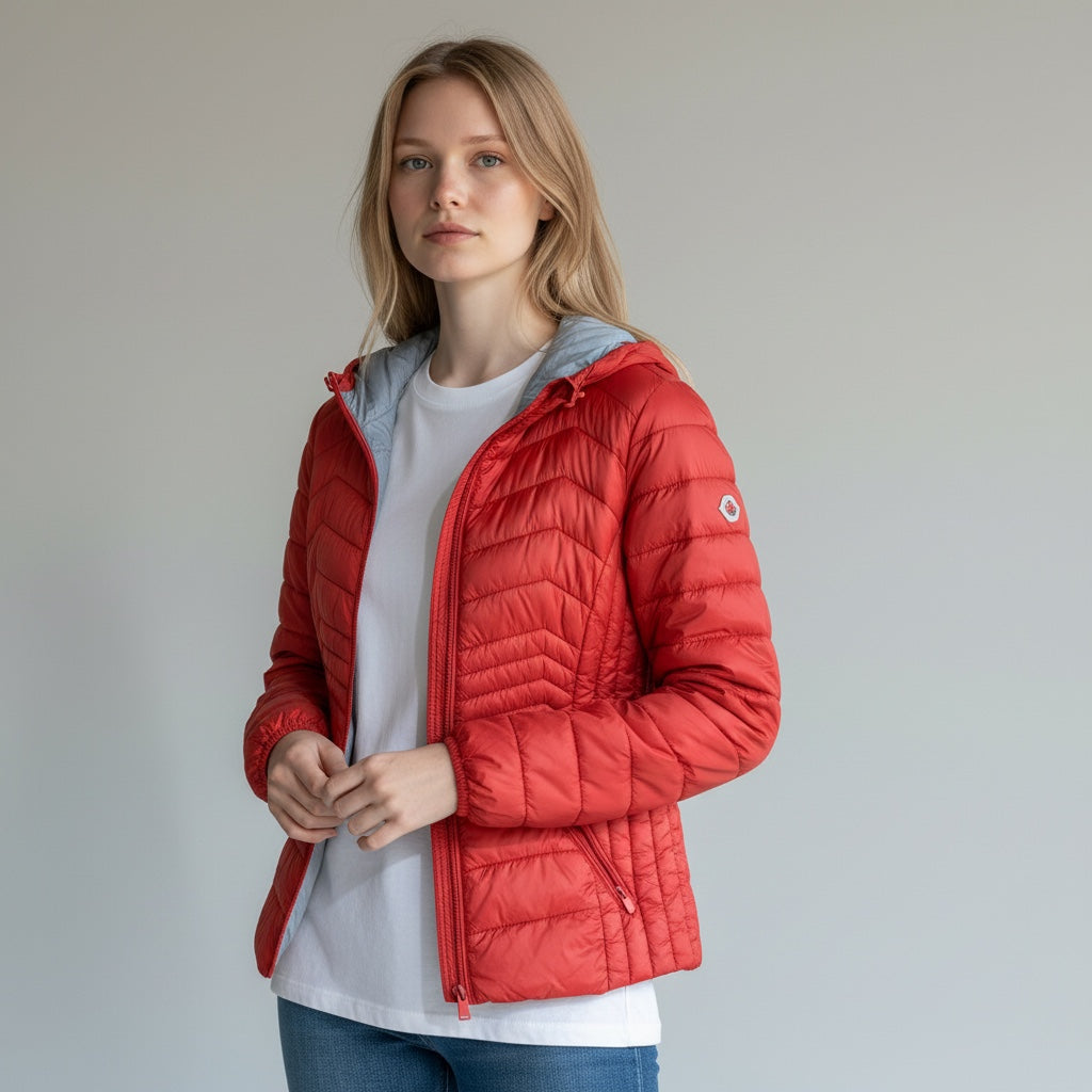 Parka con capucha