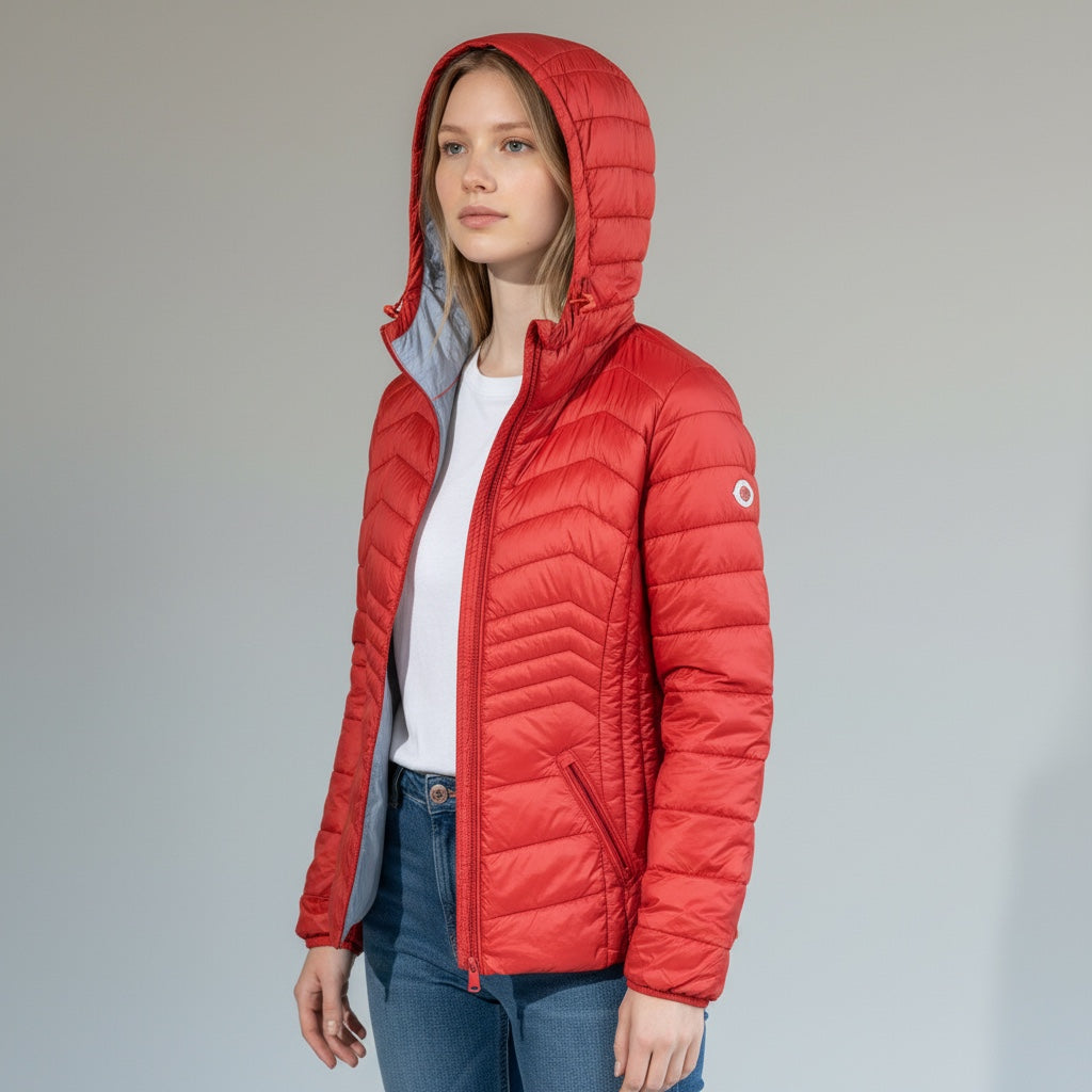 Parka con capucha