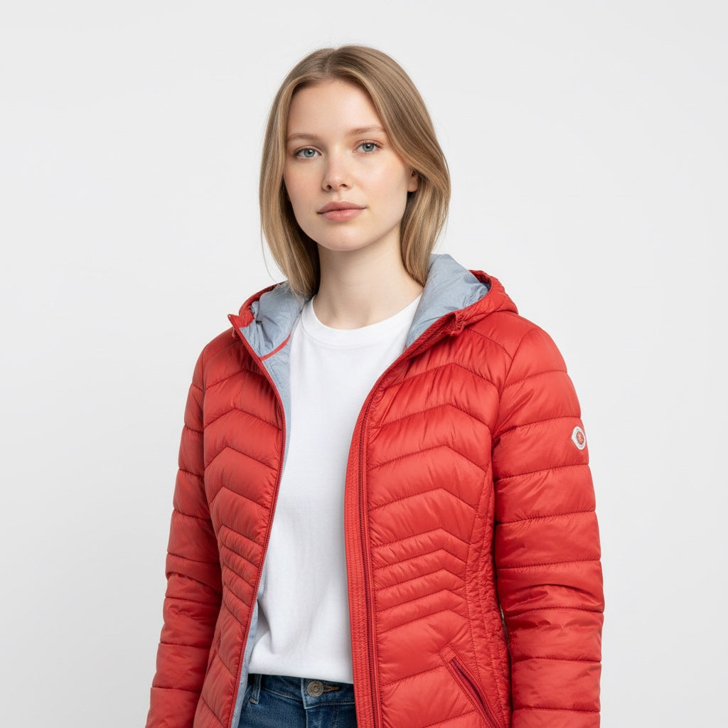 Parka con capucha