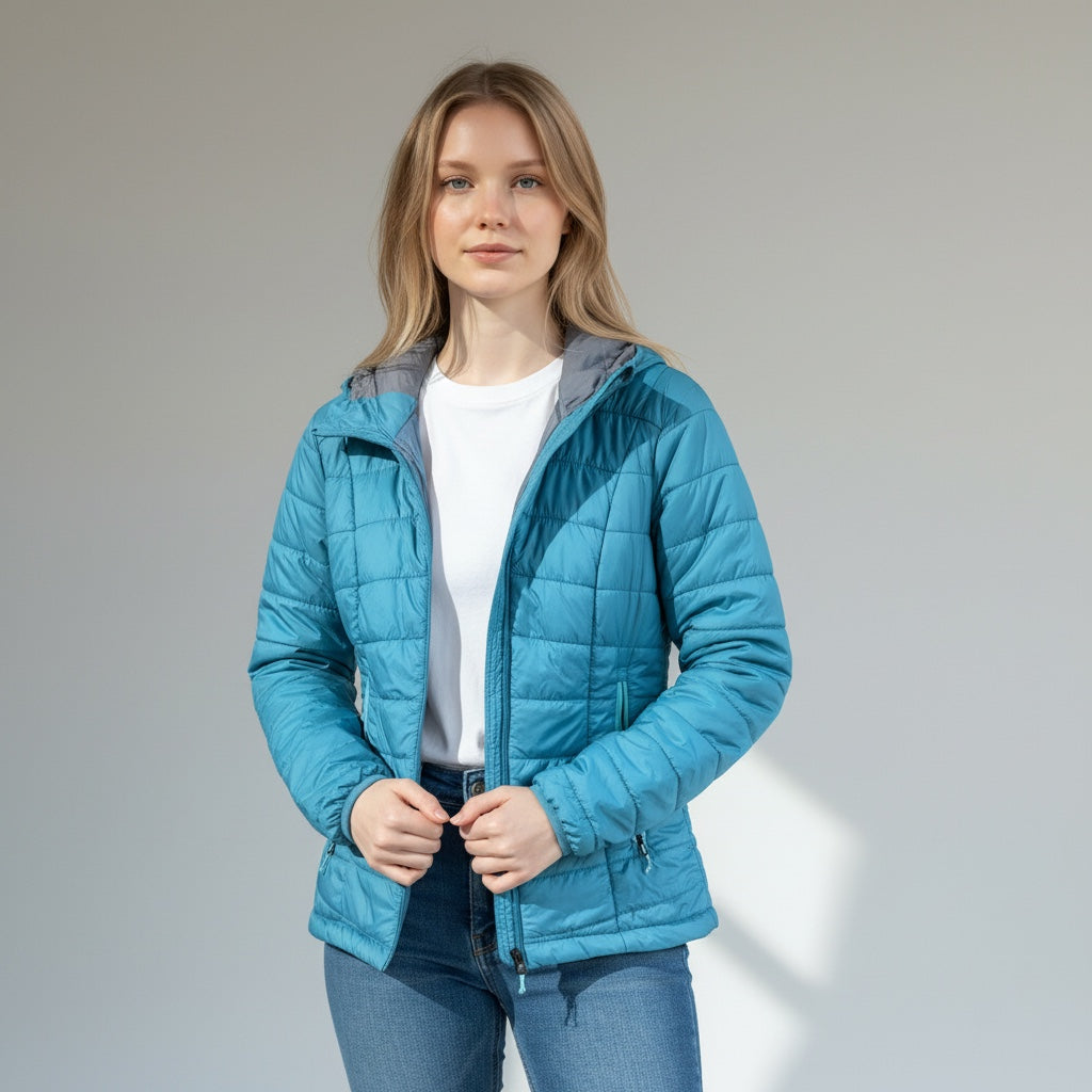 Parka turqueza