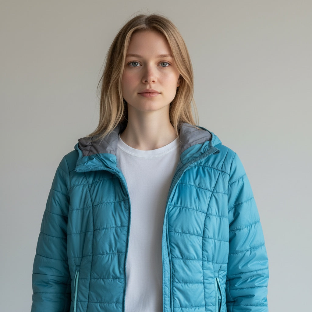 Parka turqueza