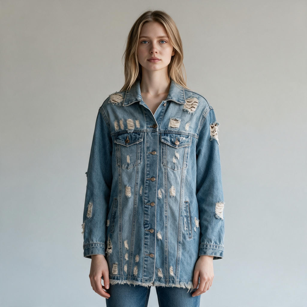 Chaqueta Denin detroyed